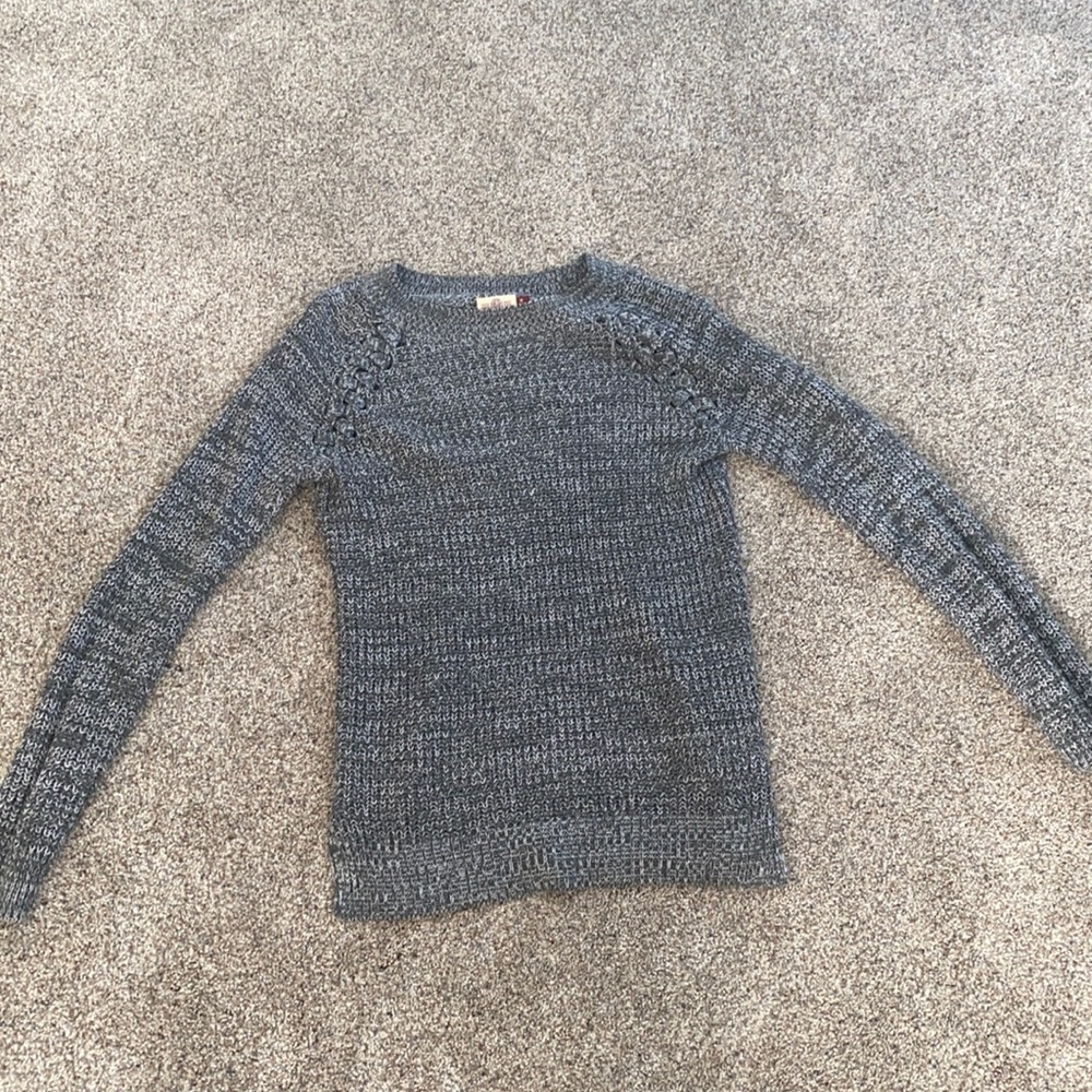 Heather grey sweater